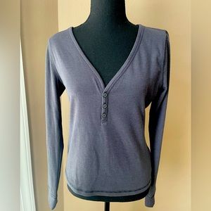 Fabletics Women’s Waffle Henley Long Sleeve Shirt